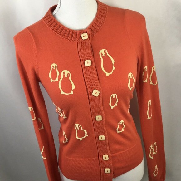 Field Flower Sweaters - Field Flower~Anthro~Lambswool~Cashmere~Penguin~